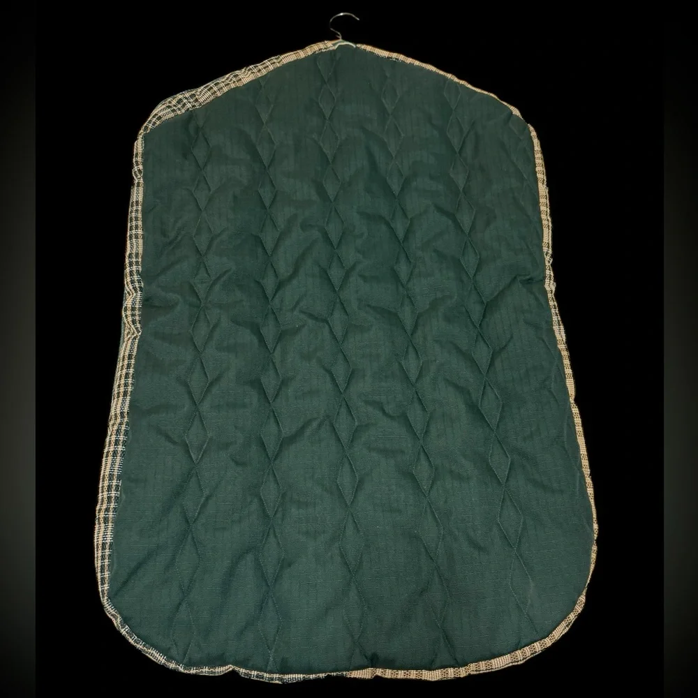 Kensington Roustabout Equestrian Quilted/Padded Garment Bag with Wooden Hanger